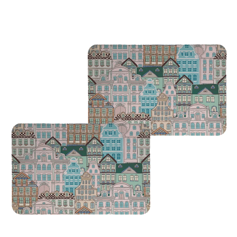 زیربشقابی طرح خانه کد 9375 بسته 2 عددی 