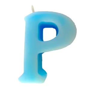 شمع مدل حروف رومی طرح P