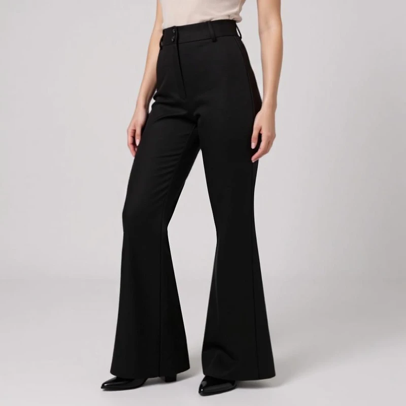 عکس شماره 3 : شلوار زنانه مدل مازراتی دمپا گشاد