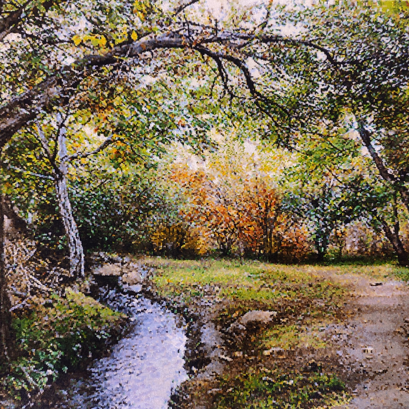 تابلو فرش دستبافت طرح کوچه باغ مدل RAR134 تابلو فرش دستبافت طرح کوچه باغ مدل RAR134