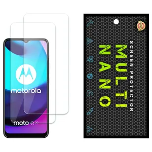 Multi Nano X-S2N Screen Protector For Motorola Moto E20 Pack of 2