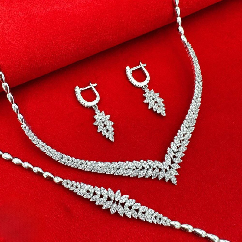 نیم ست نقره زنانه مدل MRJ10361