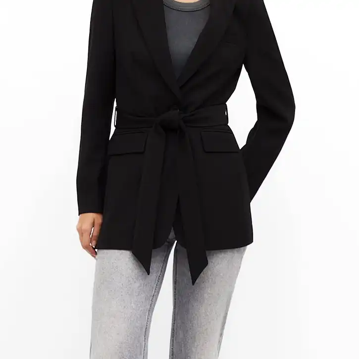 کت زنانه استرادیواریوس مدل BELTED