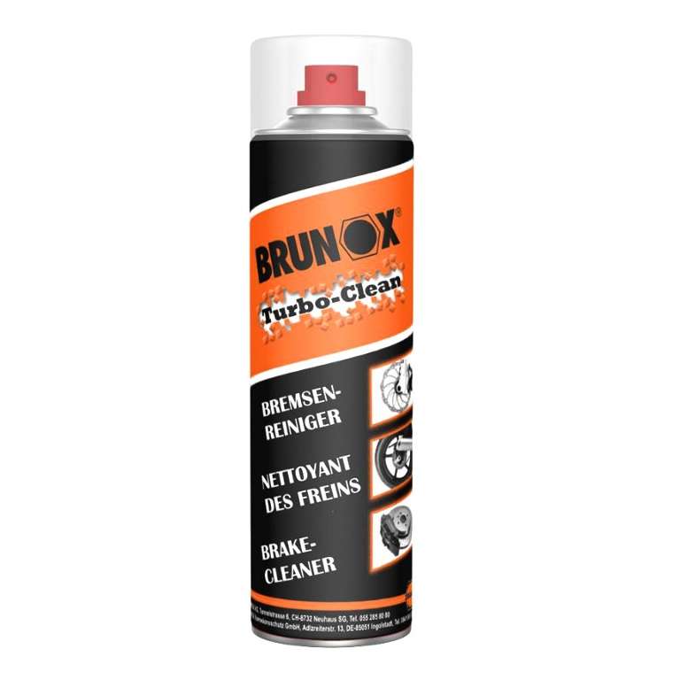 اسپری تمیز کننده دیسک ترمز خودرو بروناکس مدل TURBO CLEAN  حجم 500 میلی لیتر