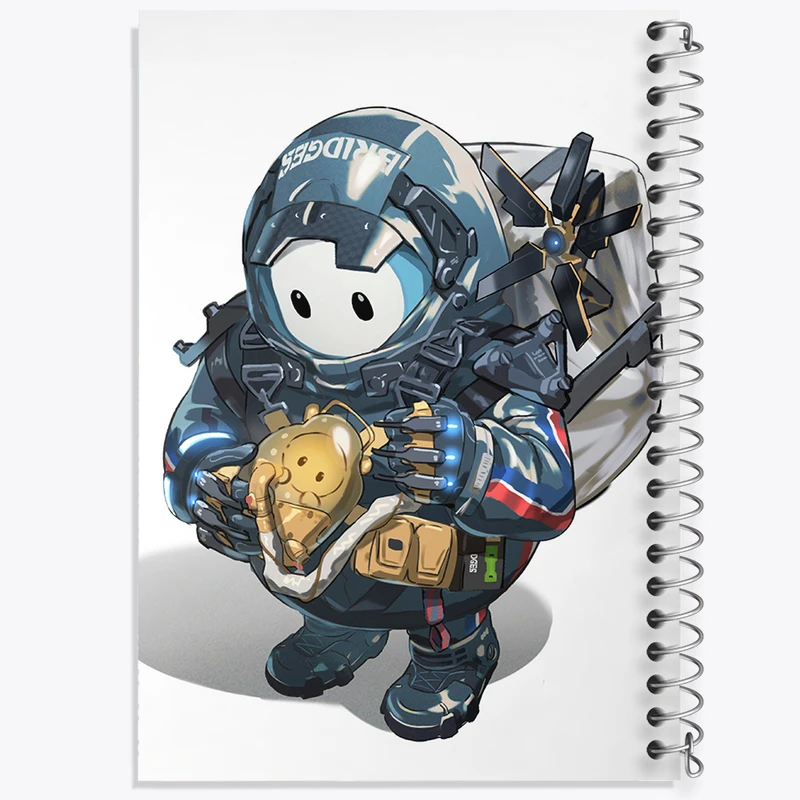 دفتر نقاشی 50 برگ خندالو طرح بازی فال گایز (Fall Guys) کد 32792