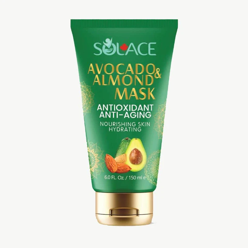 ماسک صورت سولس مدل روغن بادام و آووکادو حجم 150 میلی لیتر
