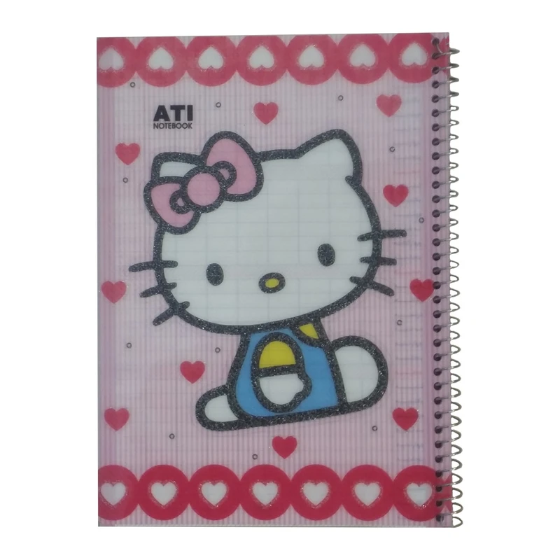 دفتر مشق 100 برگ آتی طرح Kitty کد 006