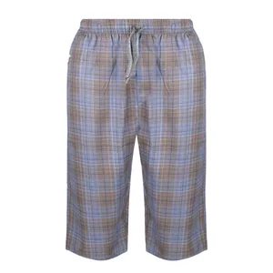 شلوارک مردانه مدل چهارخانه نساجی