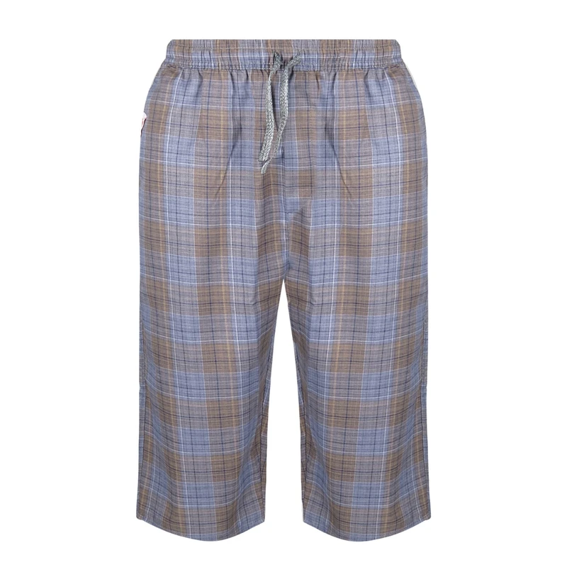 شلوارک مردانه مدل چهارخانه نساجی