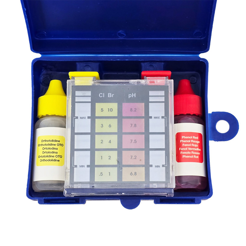 کیت تست سنجش کلر و PH آب استخر مدل  CL and PH