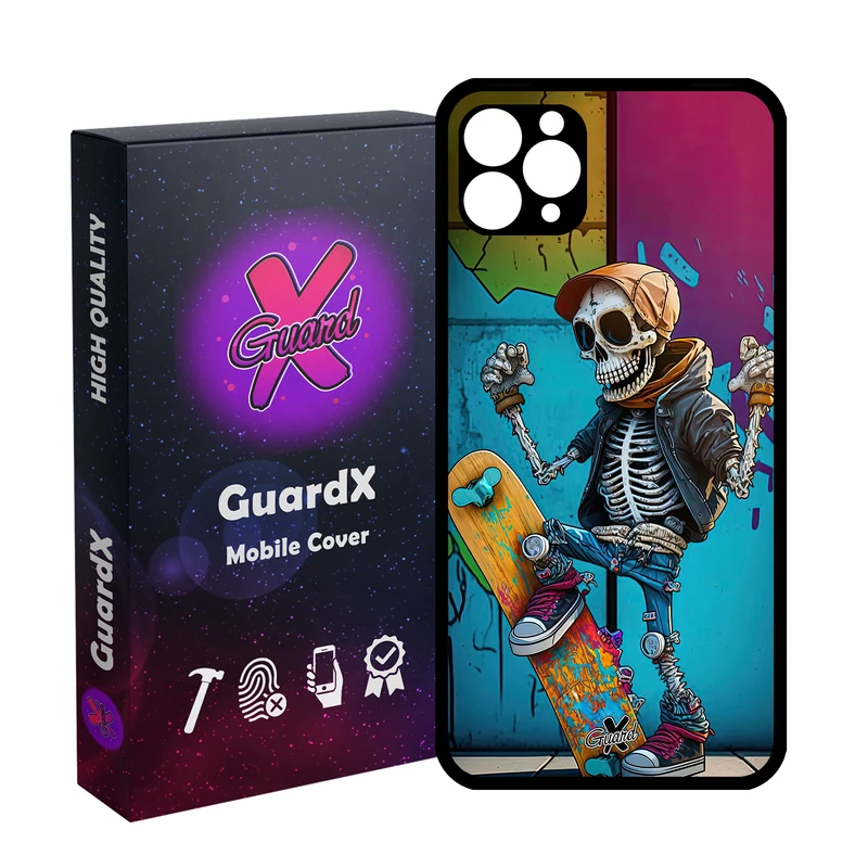 کاور گارد ایکس طرح اسکلت مدل Glass10603 مناسب برای گوشی موبایل اپل iPhone 11 Pro Max