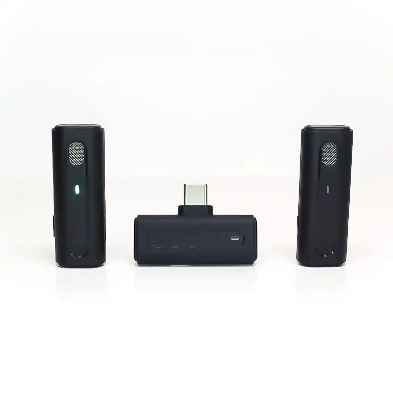 میکروفن یقه ای بی سیم مدل k93 dual lightning