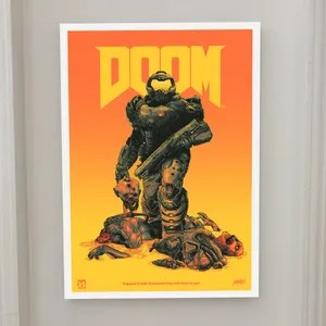 تابلو شاسی مدل گیمینگ طرح بازی DOOM کد 1008