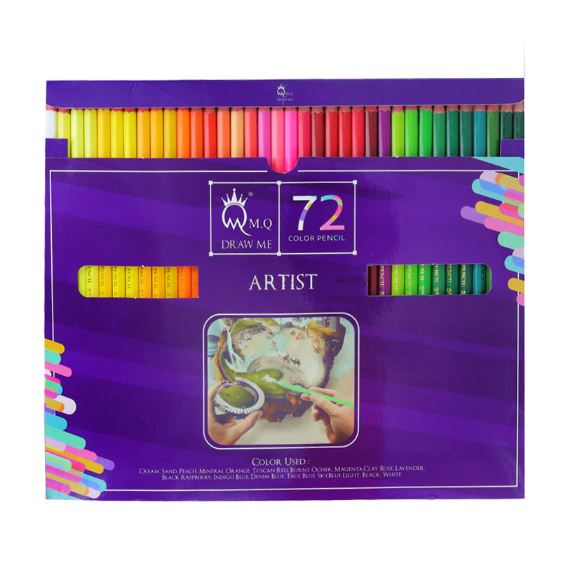 مداد رنگی 72 رنگ ام کیو مدل ارتیست جعبه مقوایی
