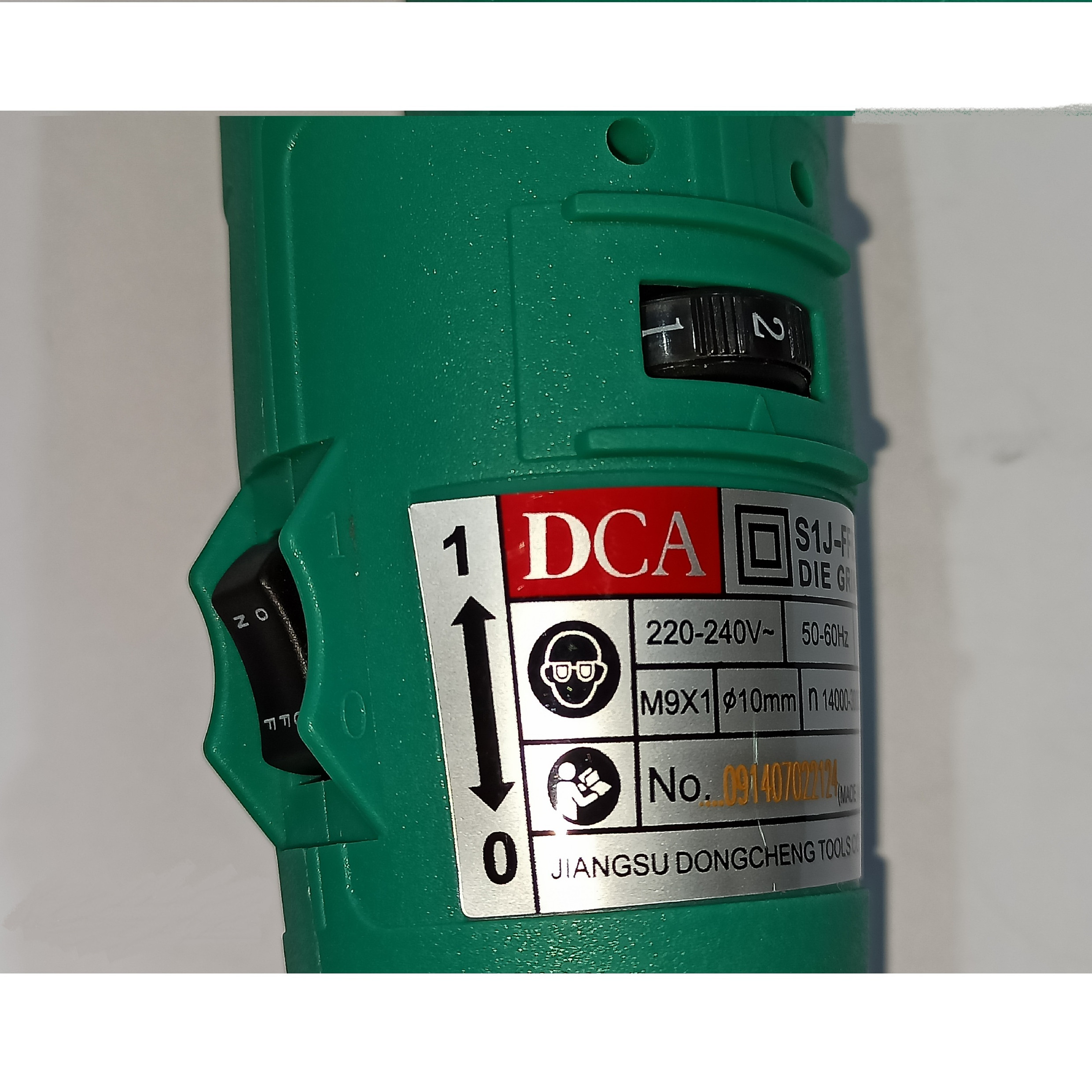 فرز انگشتی دی سی ای مدل S1J-FF03-10 فرز انگشتی دی سی ای مدل S1J-FF03-10