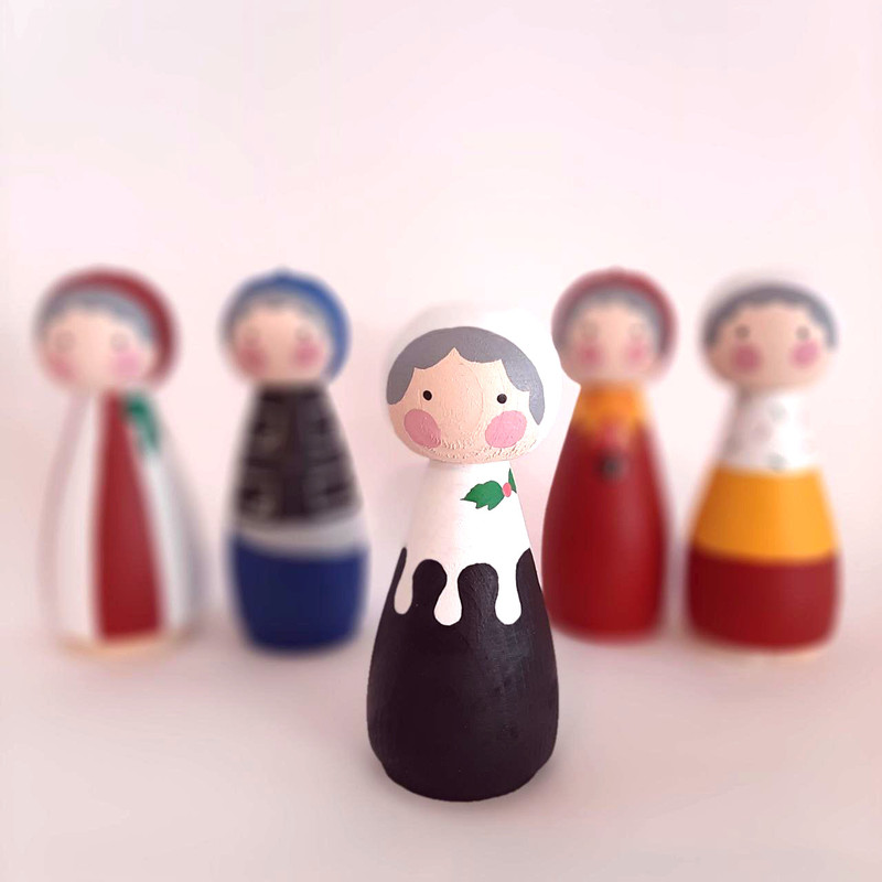 اسباب بازی مدل پری های مهربان کد WT13 مجموعه 5 عددی