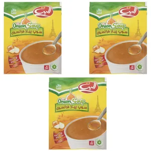 سوپ نیمه آماده پیاز فرانسوی الیت -65 گرم بسته 3 عددی