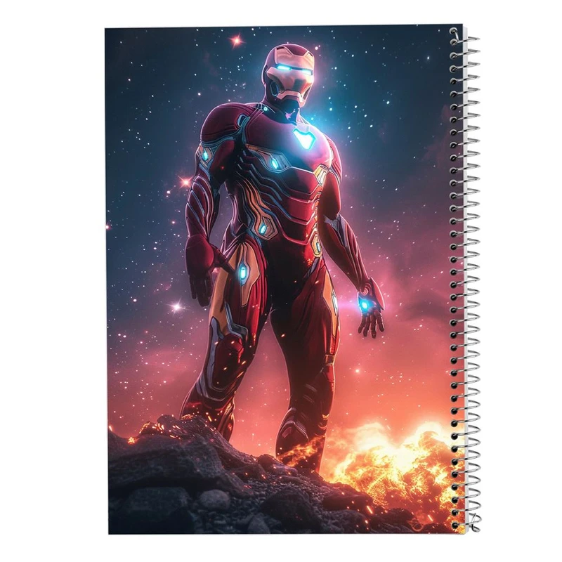 دفتر شطرنجی 50 برگ مدوپد طرح مردآهنی کد DF15651