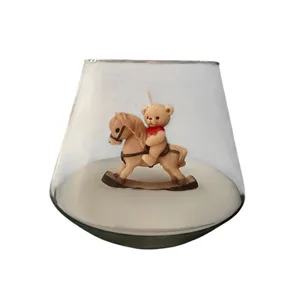 شمع لیوانی بدون‌بو مدل راکر روسی زمان اتمام 2 ساعت