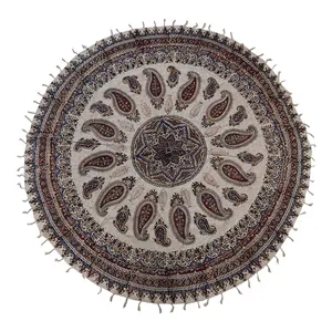 سفره قلمکار مدل گرد