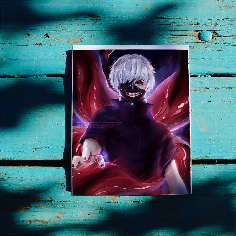 آویز تزیینی طرح انیمه مدل Tokyo Ghoul-M1 مجموعه 12 عددی