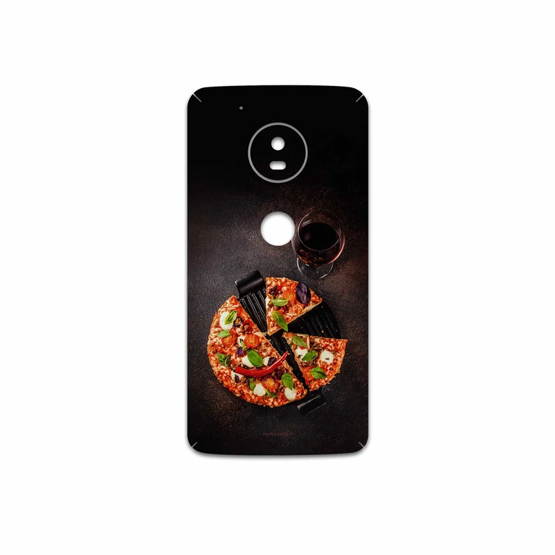 برچسب پوششی ماهوت مدل Pizza مناسب برای گوشی موبایل موتورولا Moto G5