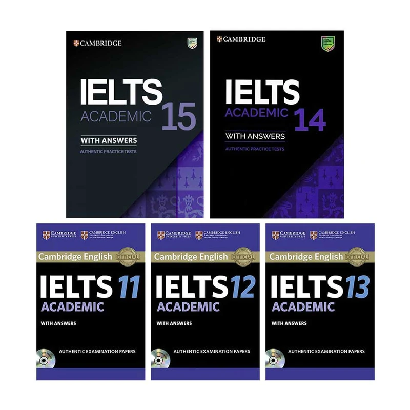 کتاب Cambridge IELTS Academic اثر جمعی از نویسندگان انتشارات زبان مهر جلد 11 تا 15