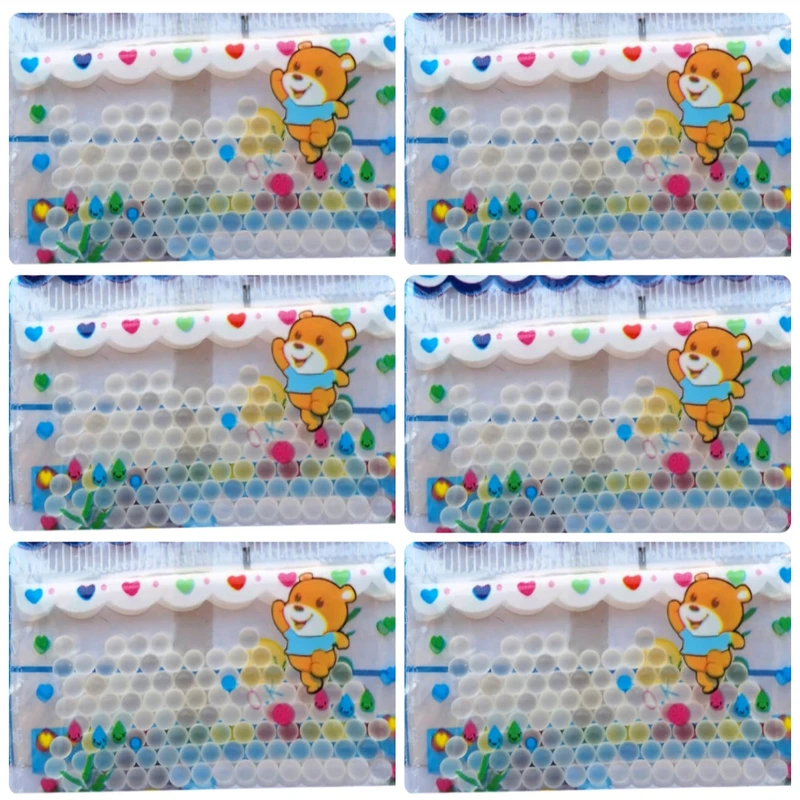 خاک ژله ای مدل کریستالی وزن ۲ گرم بسته ۶ عددی