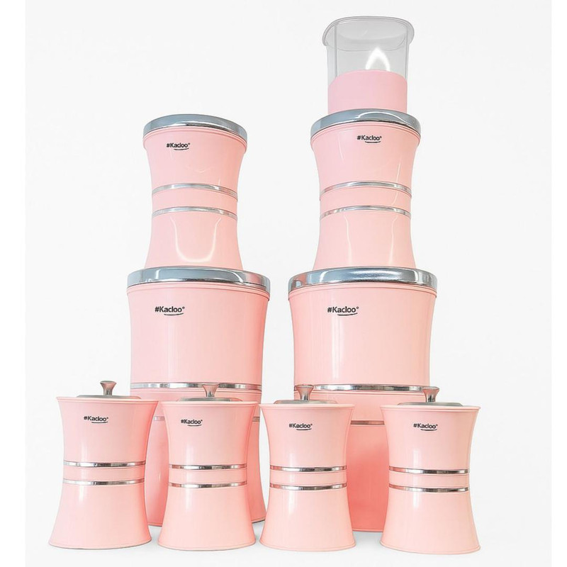 سرویس آشپزخانه کادو 8 پارچه مدل PINK08