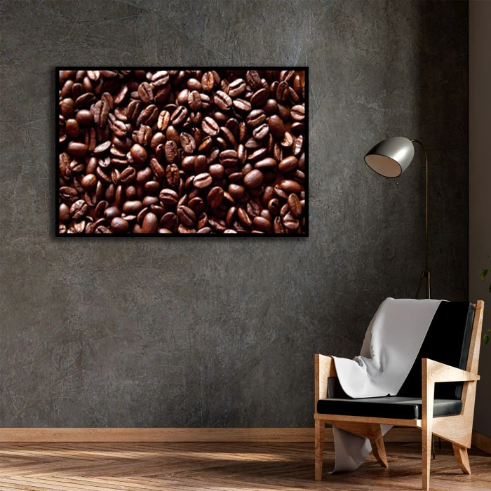 تابلو بکلیت طرح قهوه مدل B-D2310 فریم مشکی