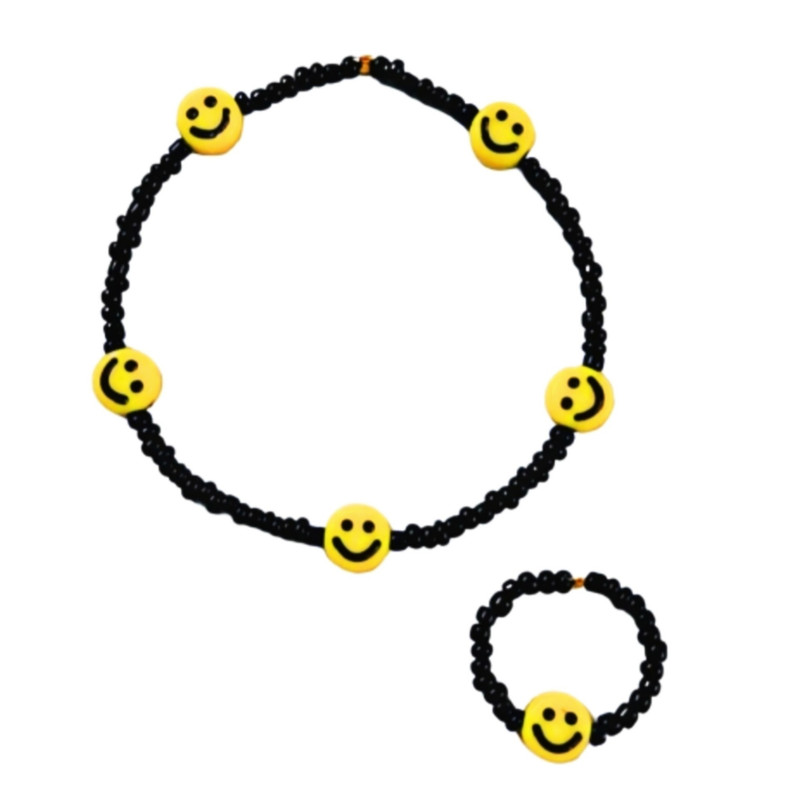 نیم ست دخترانه مدل منجق Smile 02 نیم ست دخترانه مدل منجق Smile 02