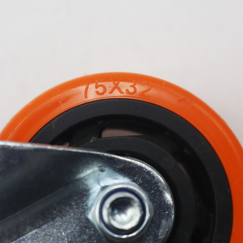 چرخ کفی‌دار آبو مدل گردان کد YP-75*32MM