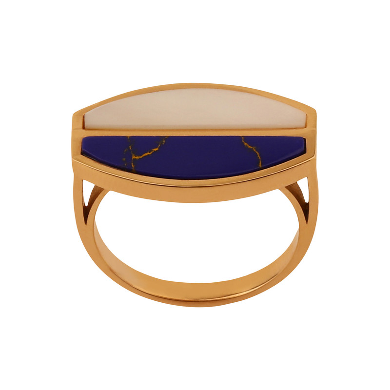 انگشتر طلا 18 عیار زنانه صلاحی گلد مدل 4573 سایز 59