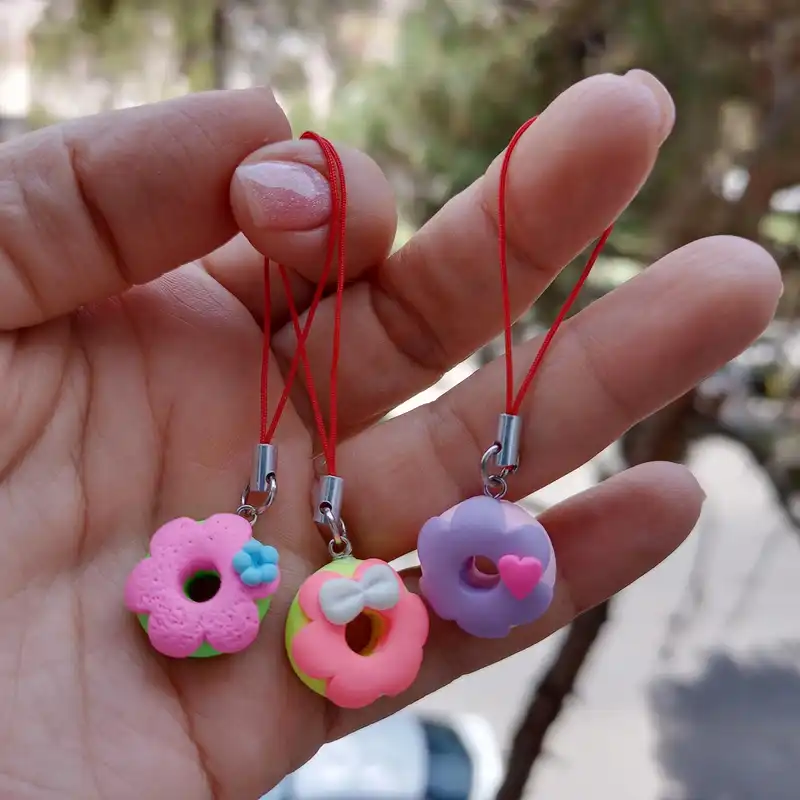 آویز فلش مدل دونات مجموعه 3 عددی