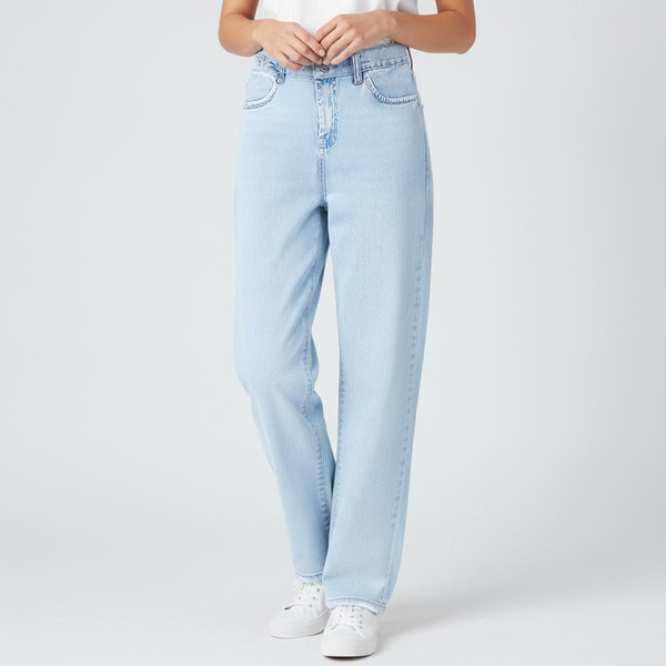 شلوار جین راسته زنانه دیان مدل نیم بگ