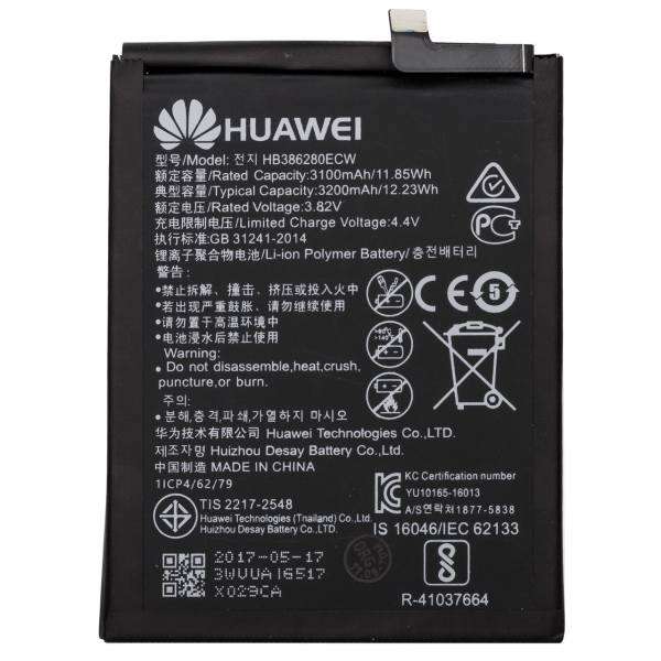 باتری موبایل هوآوی مدل HB356687 ظرفیت 3240 میلی آمپر ساعت مناسب برای گوشی موبایل هوآوی nova2 puls