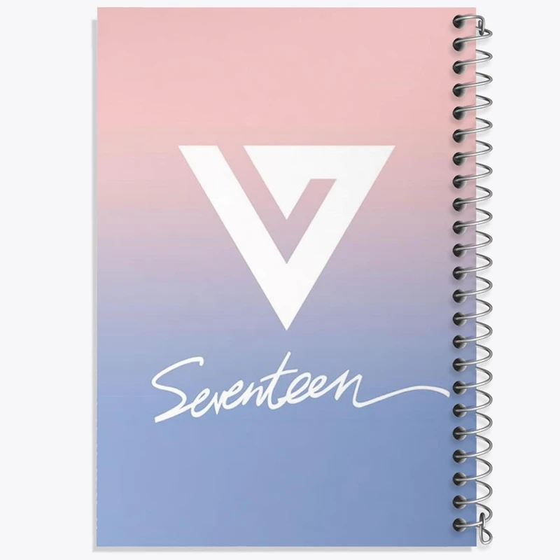 دفتر لیست خرید 50 برگ خندالو طرح گروه سونتین Seventeen کد 21659
