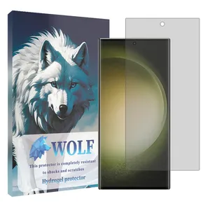 Wolf Hydrogel model Transparent Screen Protector for Samsung Galaxy S23 Ultra mobile phone