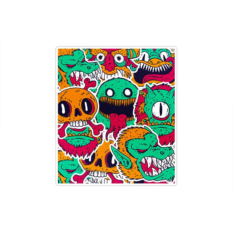 استیکر تزئینی موبایل و تبلت ماسا دیزاین مدل stkv060 طرح هیولا