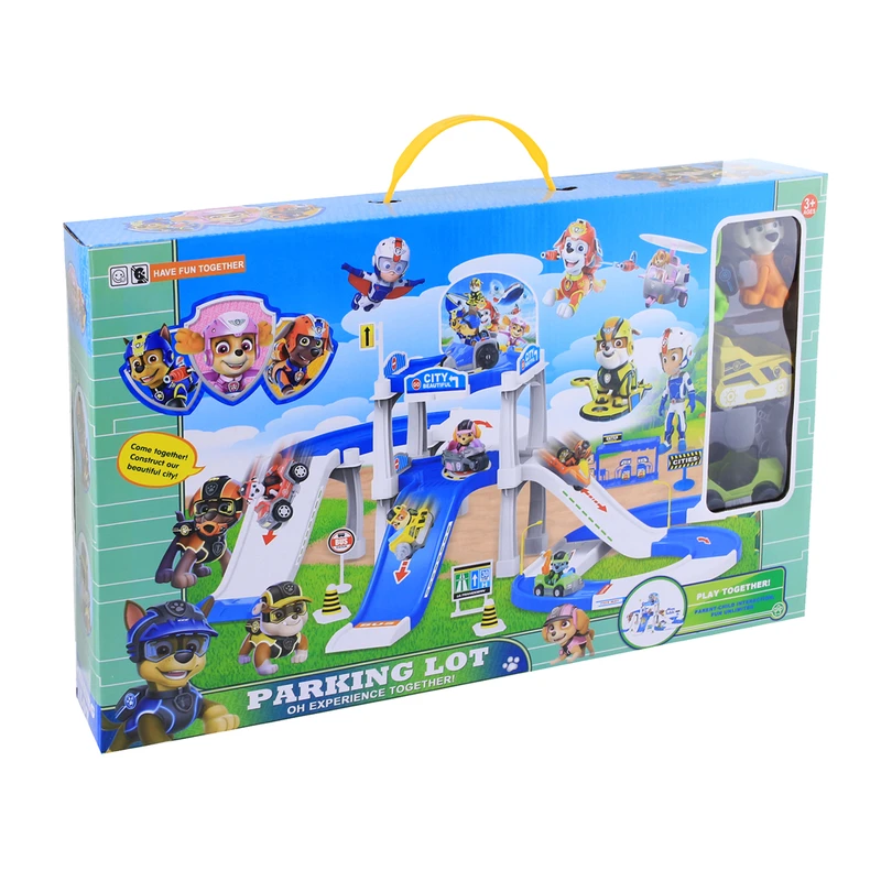 کیت ماشین بازی مدل پارکینگ طبقاتی سگ های نگهبان کد 452035