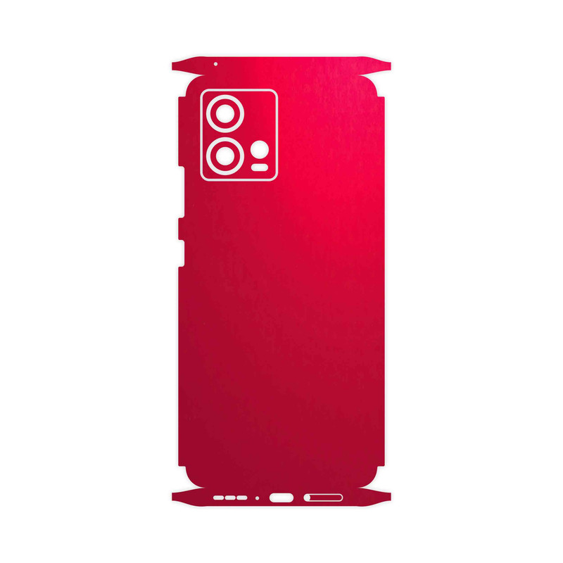 برچسب پوششی ماهوت مدل Matte-Warm-Red-FullSkin مناسب برای گوشی موبایل موتورولا Edge 30 Fusion