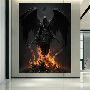 پوستر طرح مخمل مبارز مدل متال کد AR305114