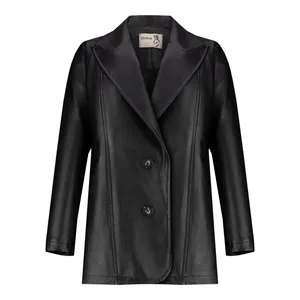 کت چرم زنانه السانا مدل وصال کد 235401