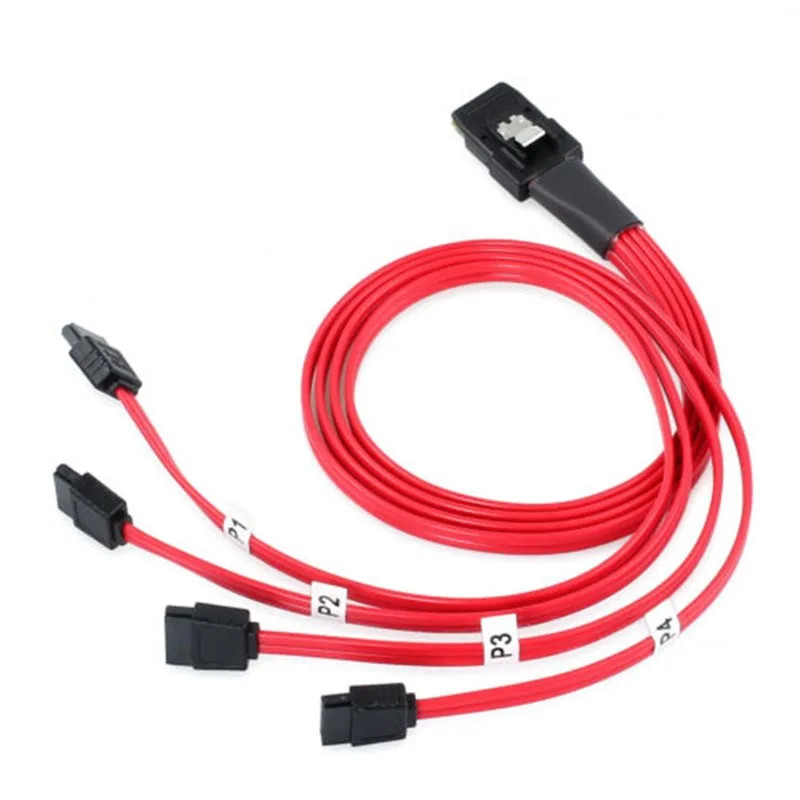 کابل تبدیل Mini SAS SFF-8087 به چهار SATA اسمارطور مدل SM75