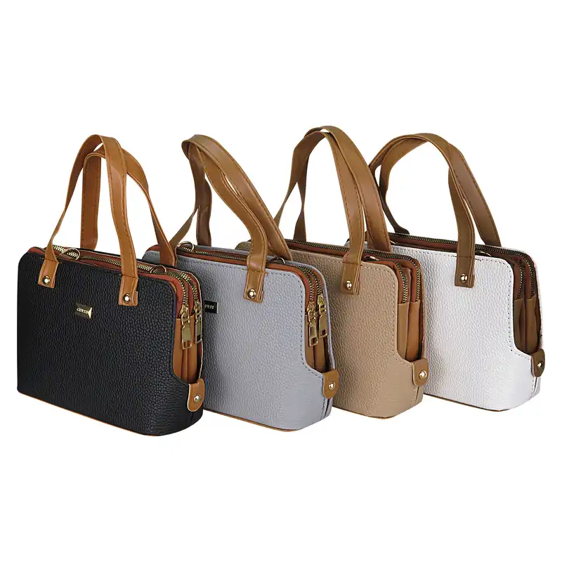 کیف دستی زنانه مدل دو زیپ