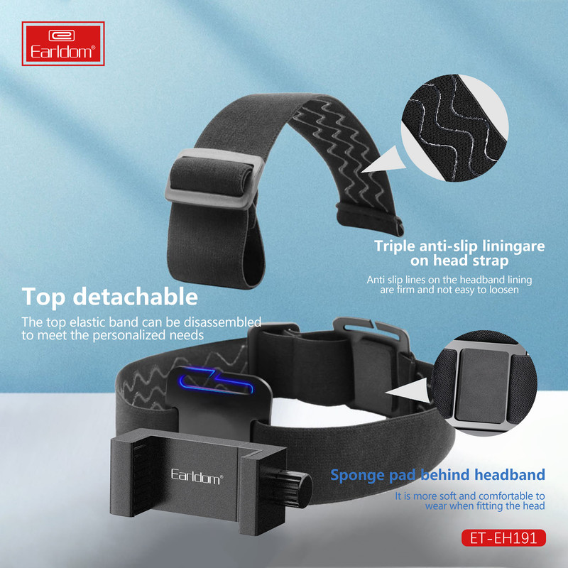 نگهدارنده گوشی موبایل ارلدام مدل HEAD STRAP EH191