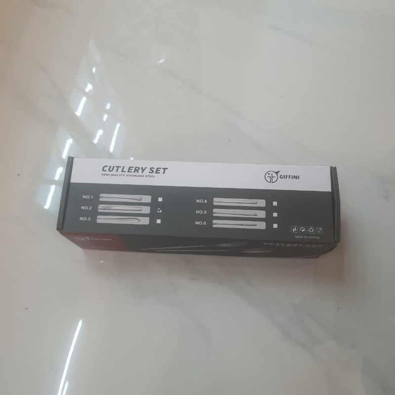 سرویس قاشق و چنگال 15 پارچه جی فی نی مدل 06