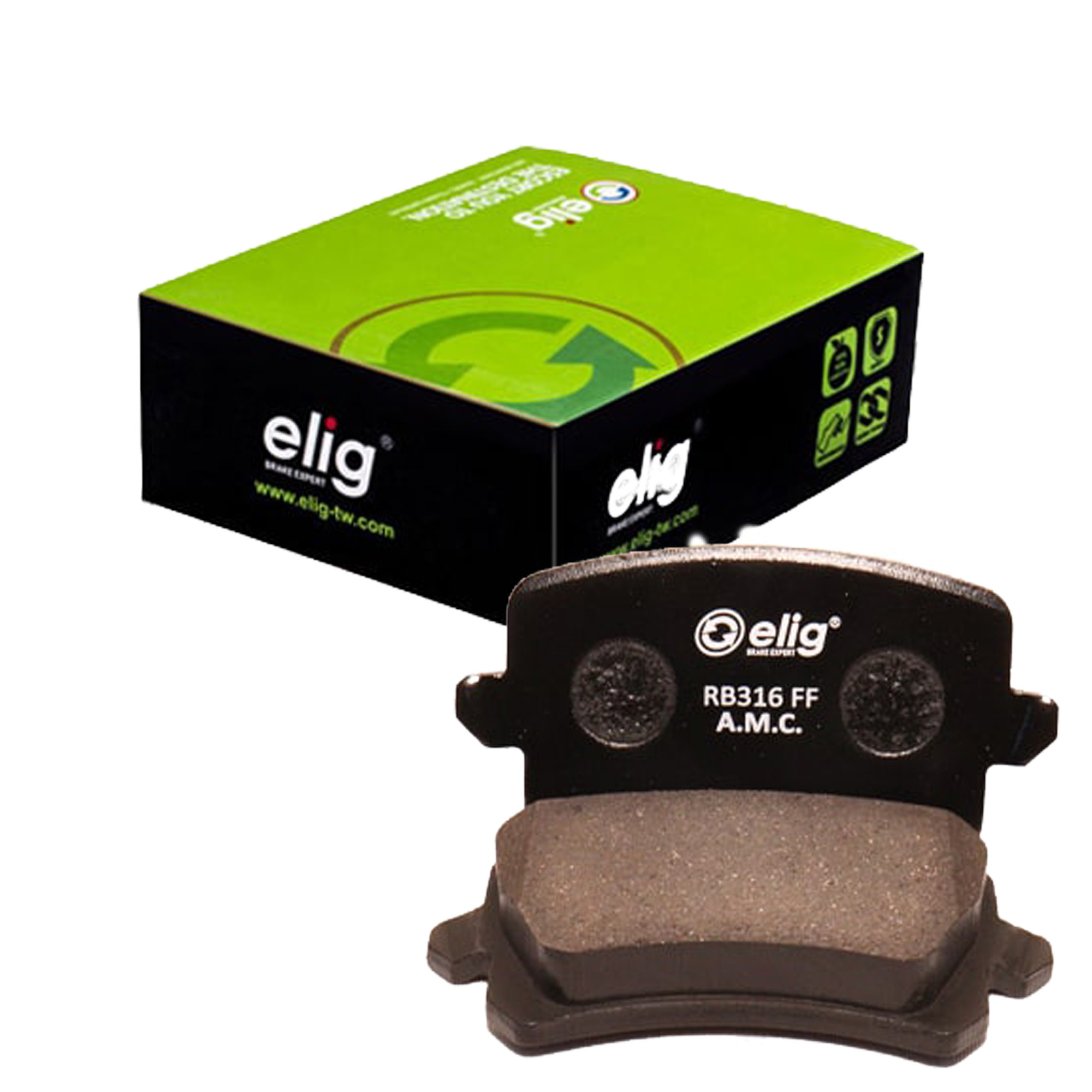 لنت ترمز عقب الیگ مدل VA12 مناسب برای چری آریزو 5 توربو