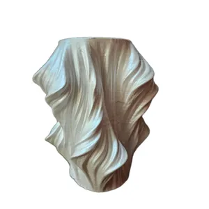 گلدان سنگی دست ساز مدل 04 Statue طرح موج