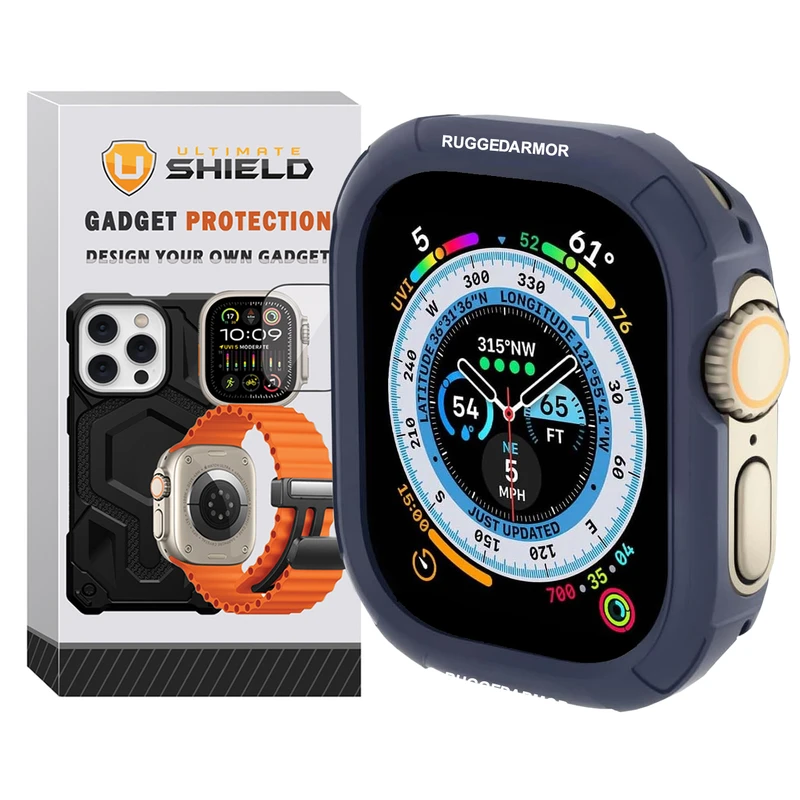 کاور آلتیمیت شیلد مدل Rugged ARM مناسب برای اپل واچ Ultra / Ultra 2 / Ultra 3 49mm